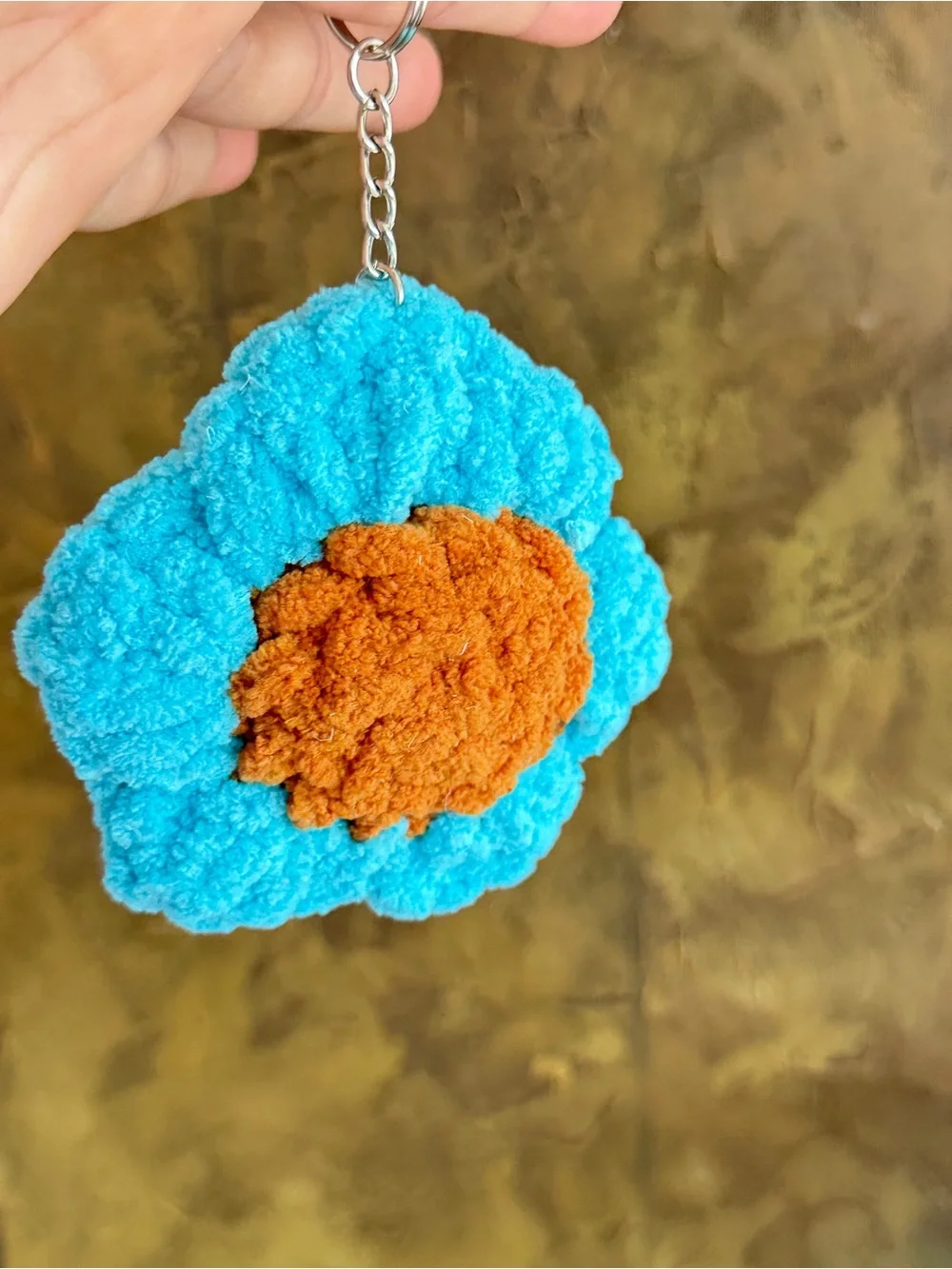 Handmade crochet flower